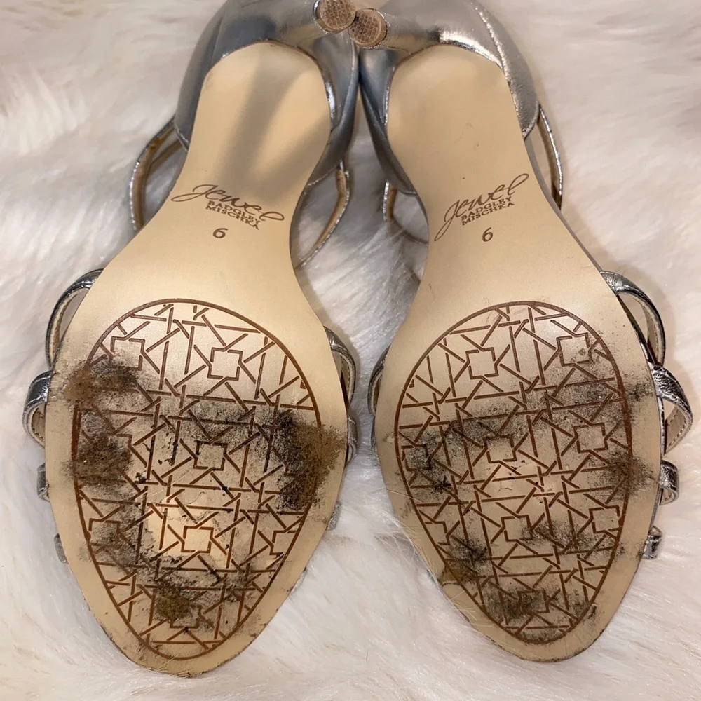 Jewel Badgley Mischka Hazel II Embellished Heels